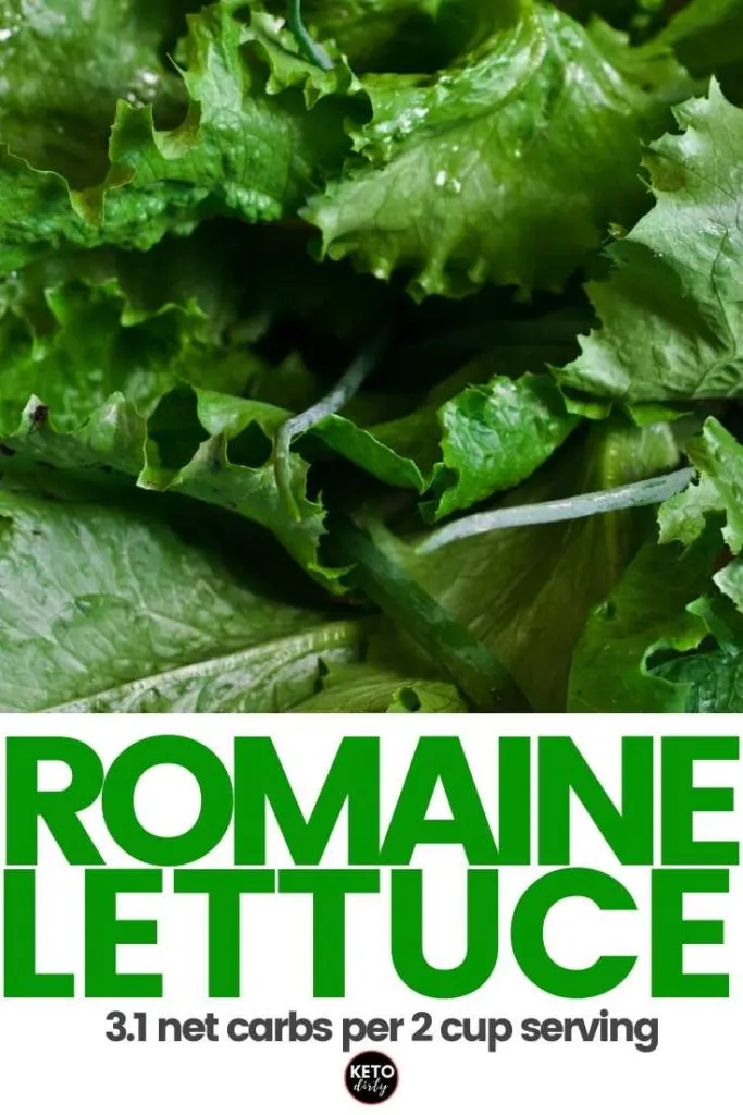carbs in romaine lettuce