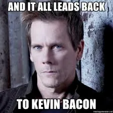 7 degrees of kevin bacon meme