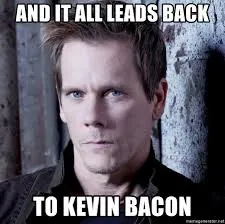 Best Bacon Memes - 25+ Funny Images Celebrating Bacon Humor 26 7 degrees of kevin bacon meme
