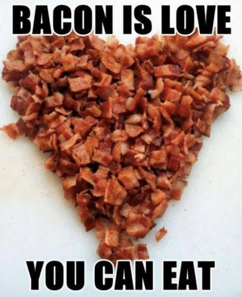 bacon is love meme
