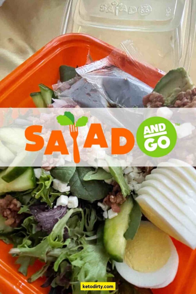 keto fast food salad and go