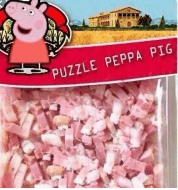 peppa pig bacon meme