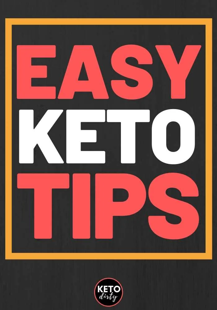 keto tips easy low carb dieting