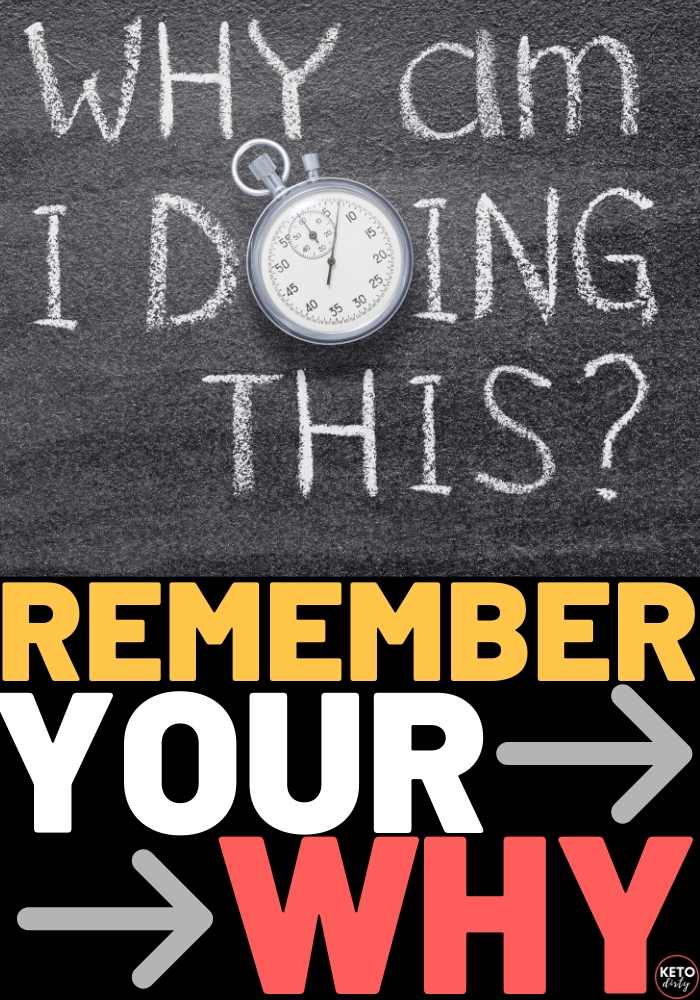 5 Easy Keto Tips to Make the Diet Easier - Keto Dirty Podcast Episode 3 remember your why - easy keto tips