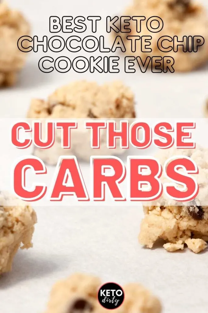brown butter chocolate chip low carb cookies