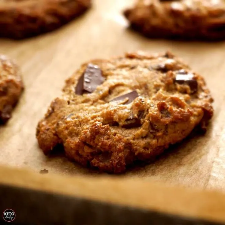 Brown Butter Keto Chocolate Chip Cookies Recipe - Better Than Grandma's! 1 keto chocolate chip cookies low carb recipe