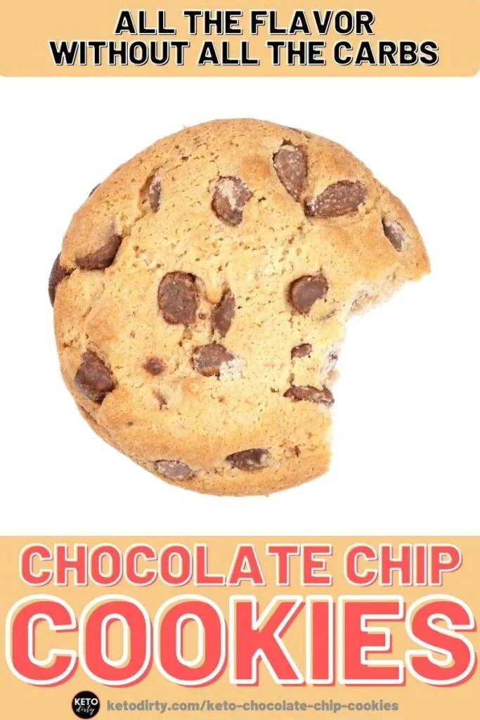 Brown Butter Keto Chocolate Chip Cookies Recipe - Better Than Grandma's! 13 low carb chocolate chip cookie recipe