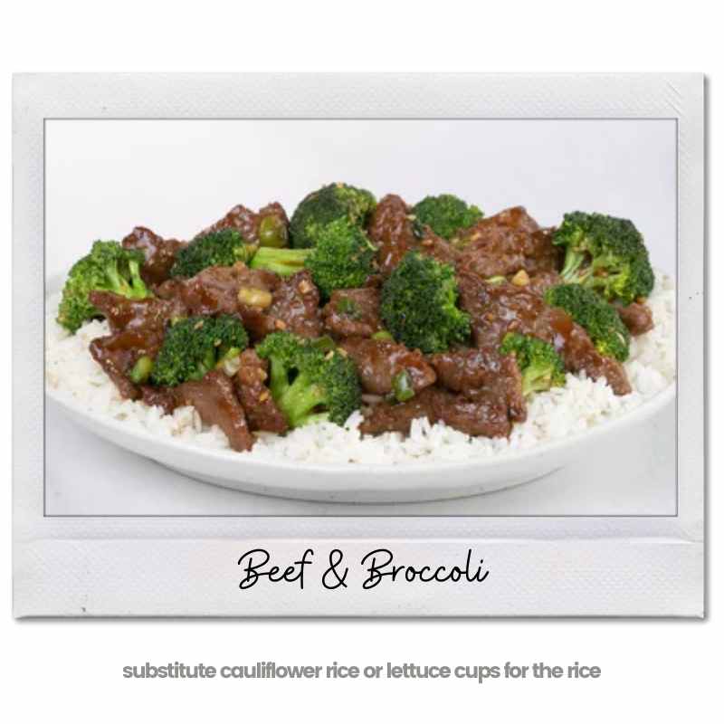 Beef & Broccoli low carb keto pei wei