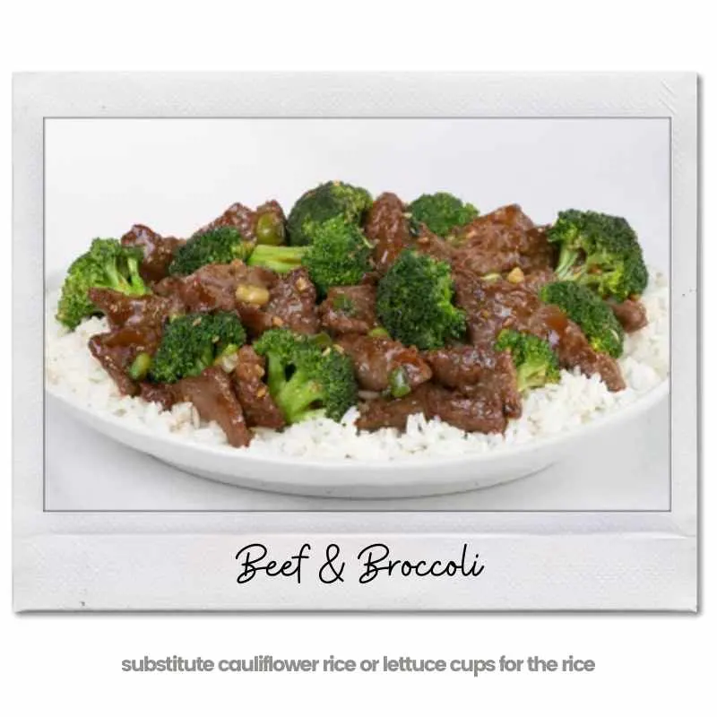 10+ Keto Pei Wei Menu Options You Will Love! 6 Beef & Broccoli low carb keto pei wei