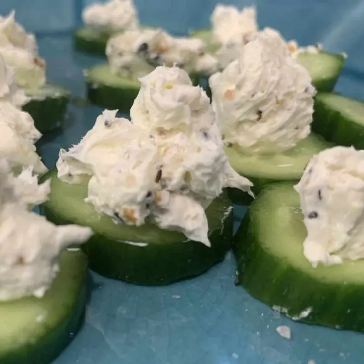 Easy Cream Cheese Cucumber Keto Snack Friendly & Delicious 1 Cream Cheese Cucumber Keto