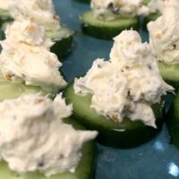 cream cheese cucumber keto snack low carb