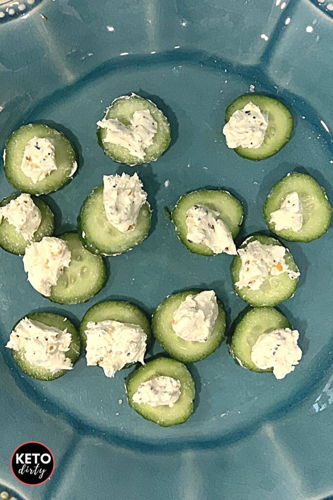 Cream Cheese & Cucumber Keto Snack