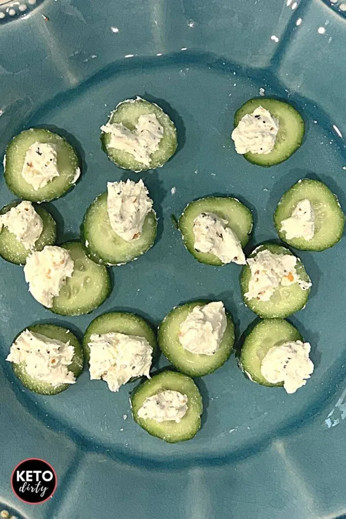 Cream Cheese & Cucumber Keto Snack Cream Cheese & Cucumber Keto Snack