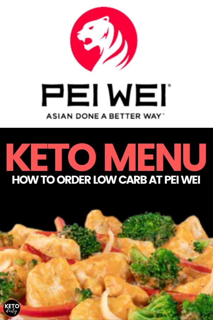 What to order keto at Pei Wei Asian Diner