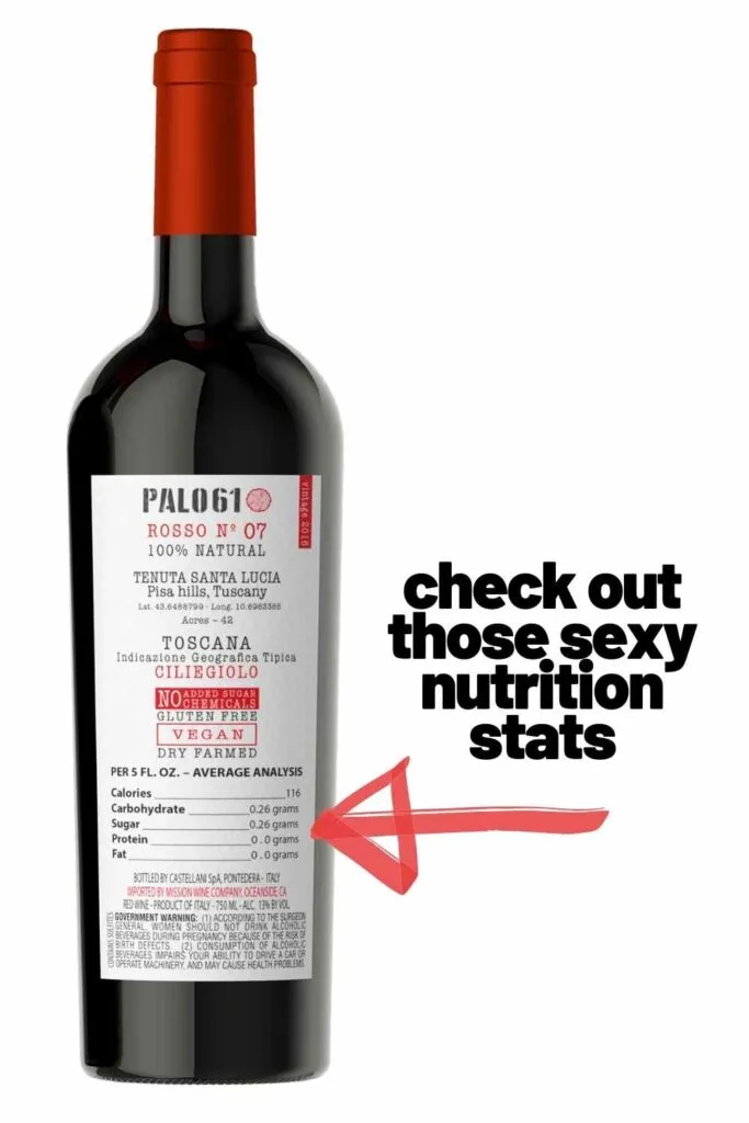 palo61 keto red wine