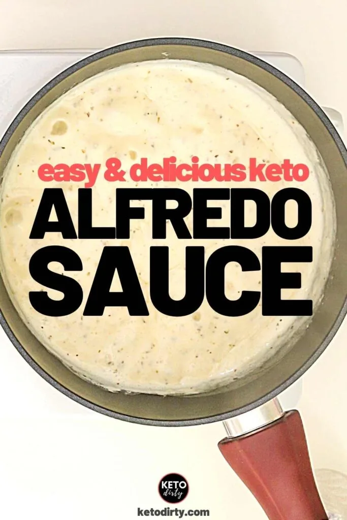 Keto Alfredo Sauce Recipe - Just 2 Net Carbs! 1 keto alfredo sauce recipe easy