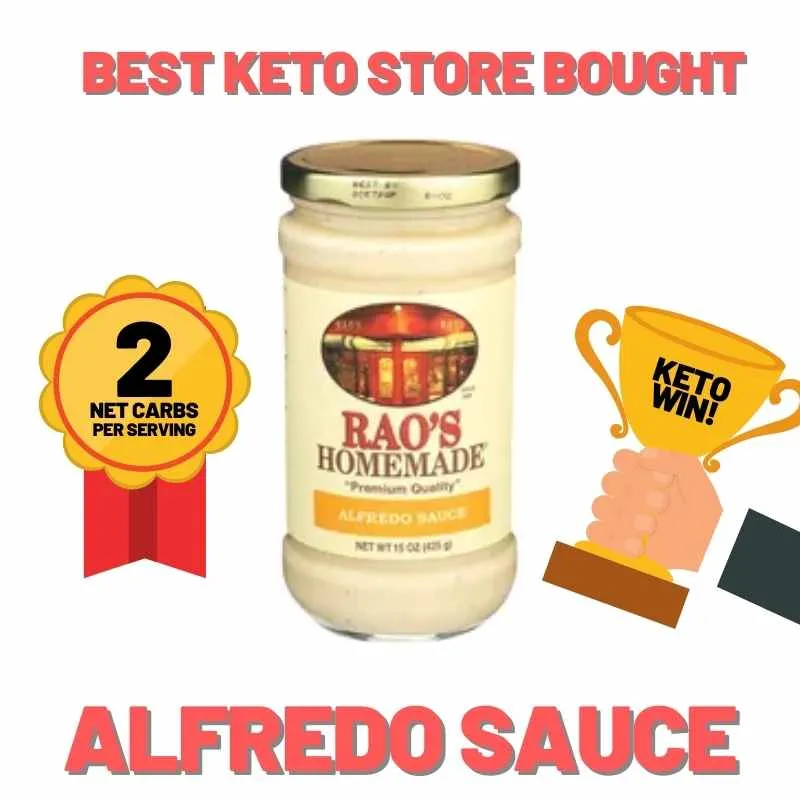 keto alfredo sauce store bought raos