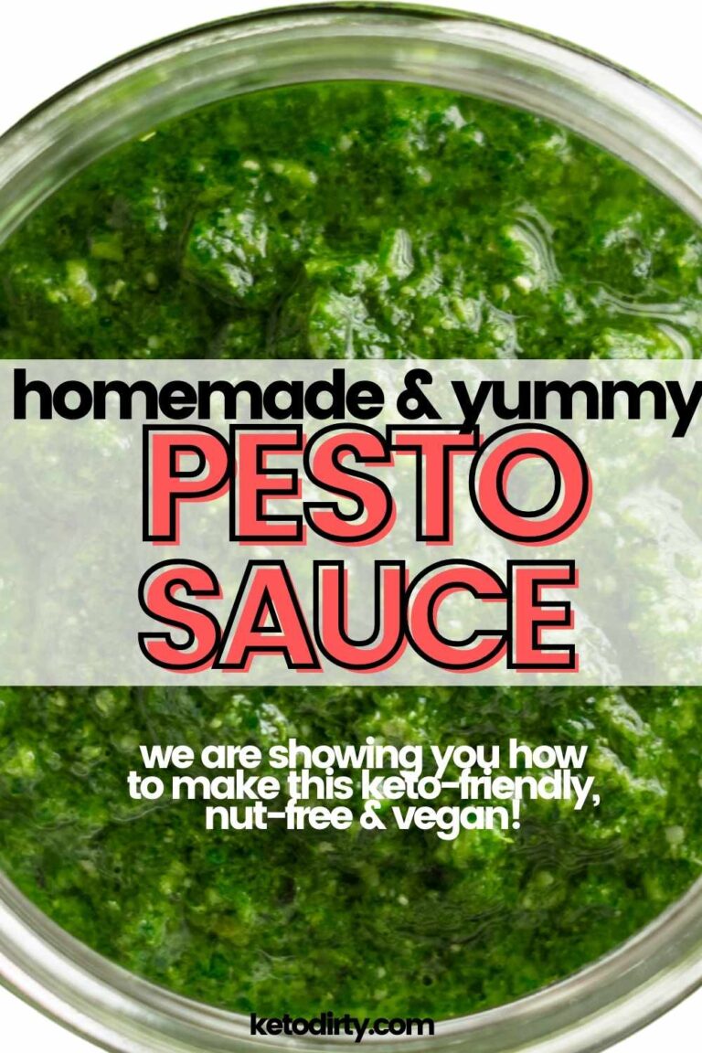 Easy Keto Pesto Recipe - Yummy Sauce In Under 5 Minutes!