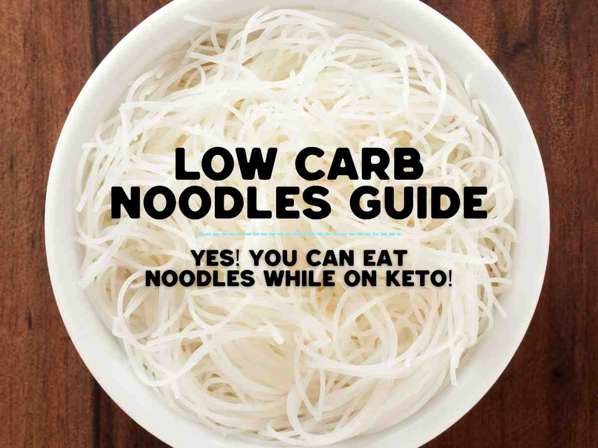 10 Delicious Keto Noodles To Swap Your Carby Pasta For large bowl of low carb noodles