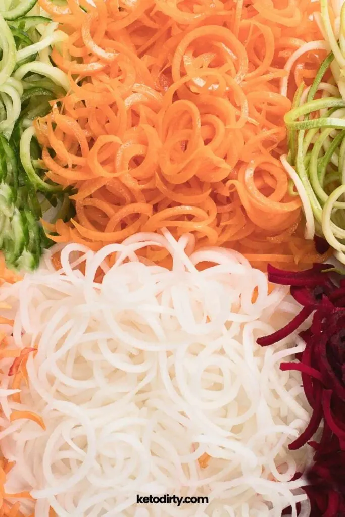veggie spirals keto noodles