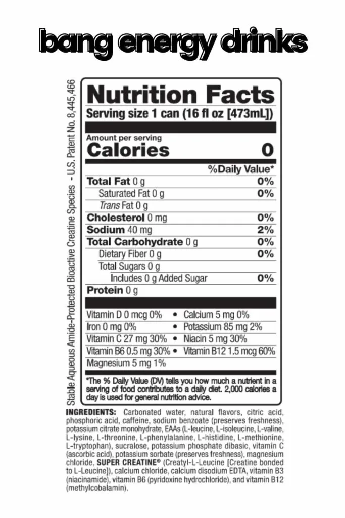 Is Bang Keto Friendly? 2 bang keto nutrition