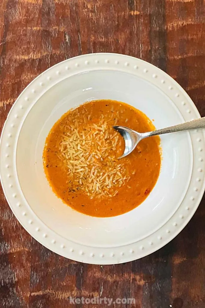 keto tomato soup basil creamy low carb