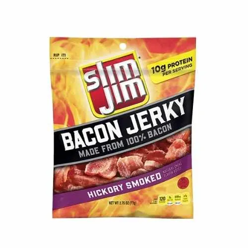 bacon jerky slim jims keto