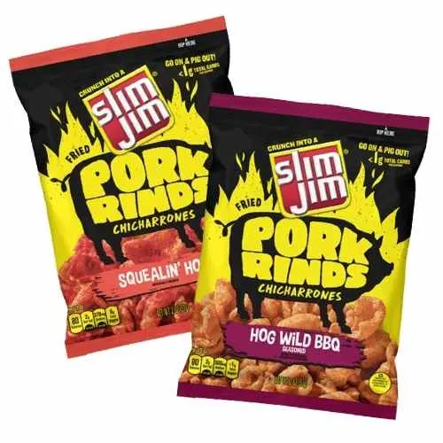 slim jim pork rinds keto friendly