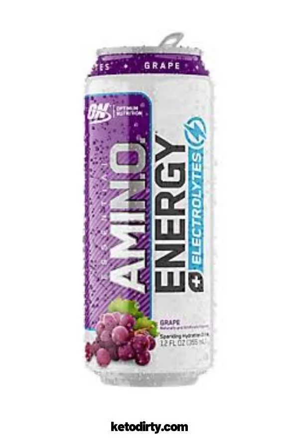optimum nutrition amino keto friendly energy drink