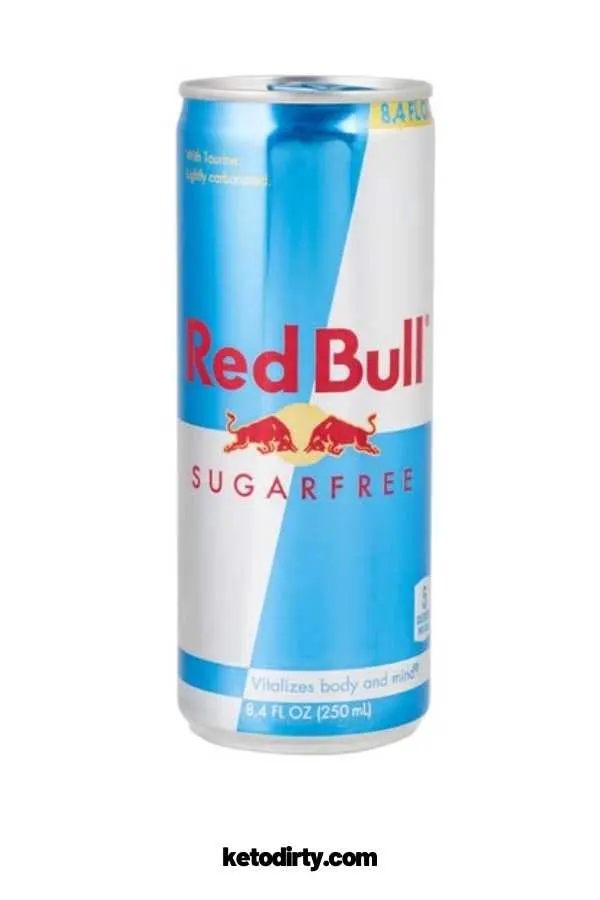 sugar free red bull keto energy drink