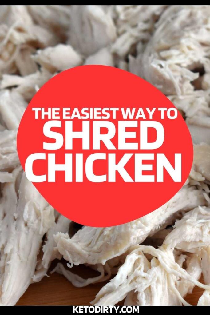 easy way to shred chicken