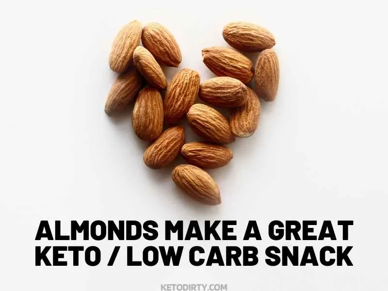 almonds keto snack