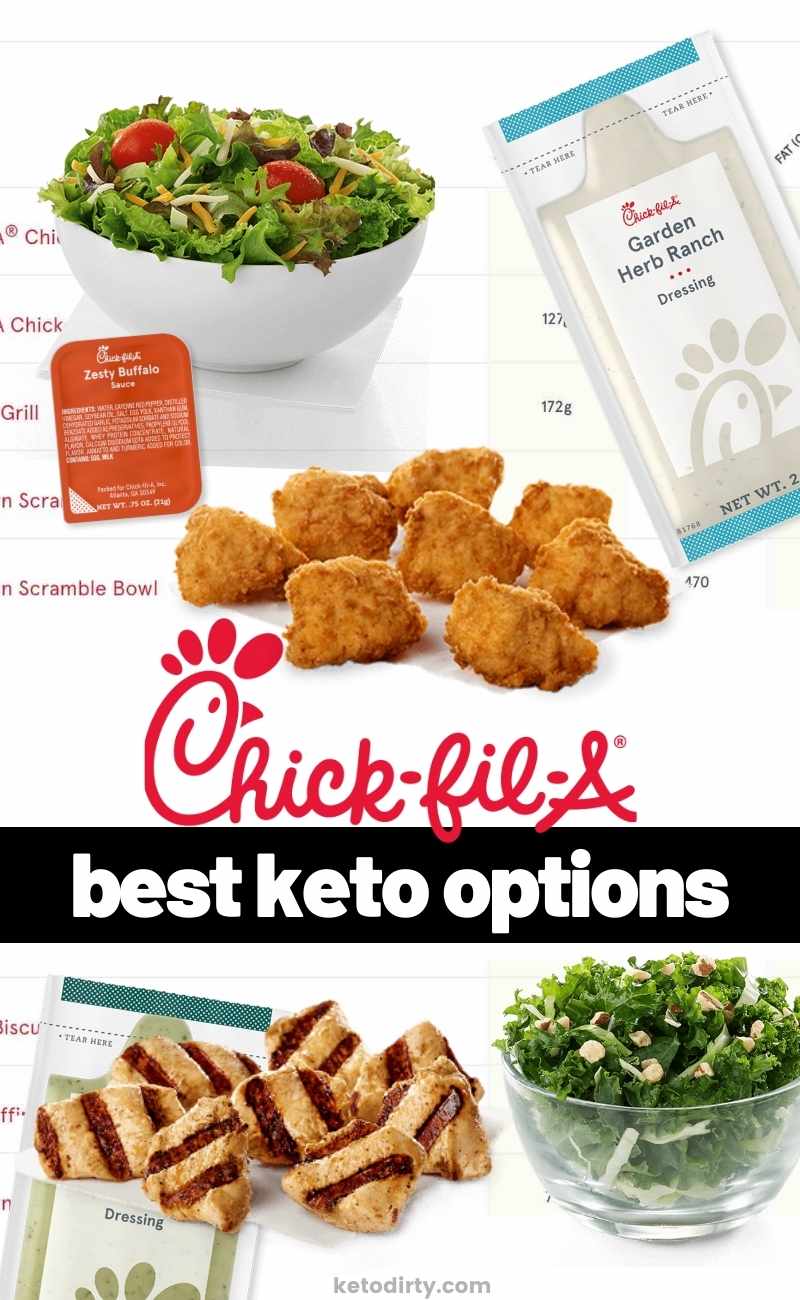 best keto chick-fil-a low carb options