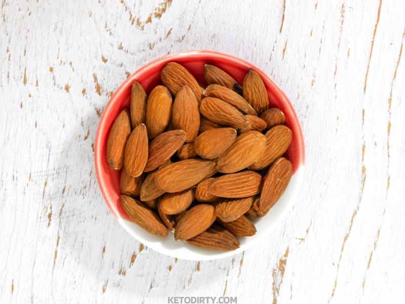 can i eat almonds on keto
