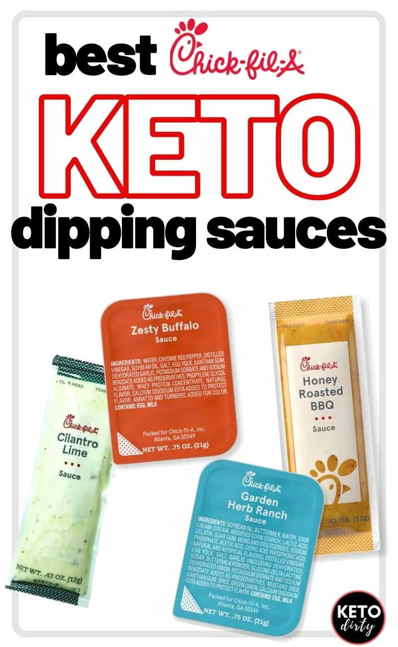 Best Keto Chick-Fil-A Low Carb Menu Options - What to Order 7 chick-fil-a keto dipping sauces