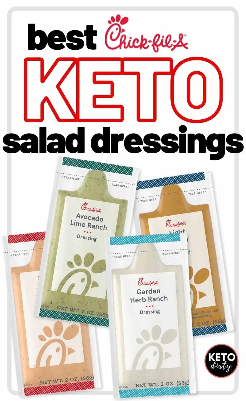 Best Keto Chick-Fil-A Low Carb Menu Options - What to Order 9 chick fil a keto salad dressings low carb
