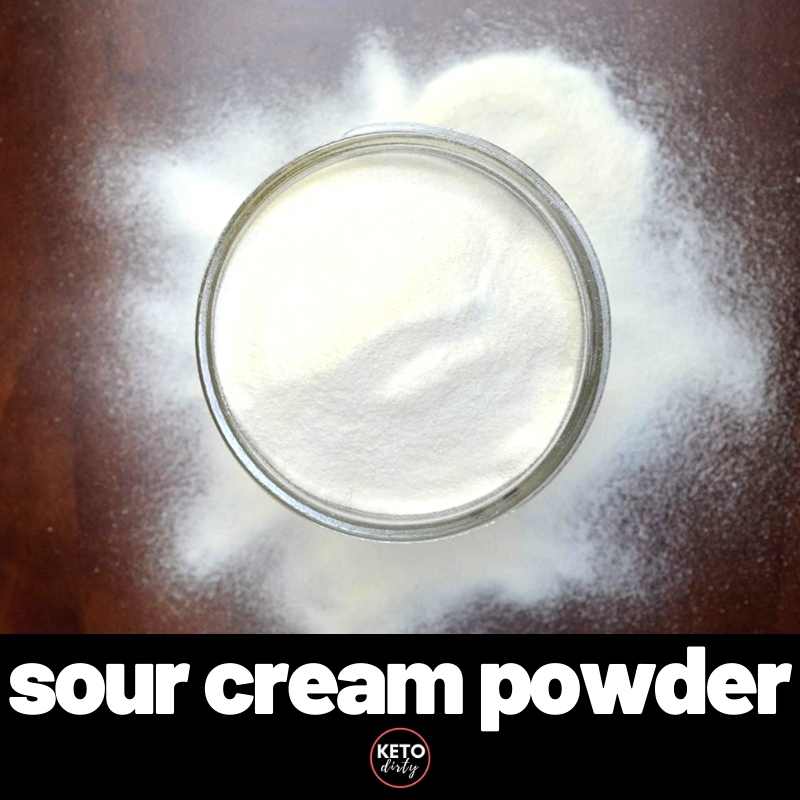 sour cream powder keto low carb