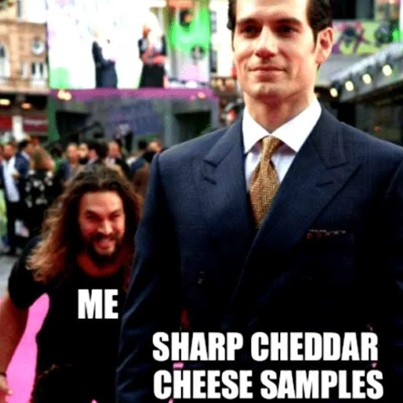 sharp cheddar cheese meme