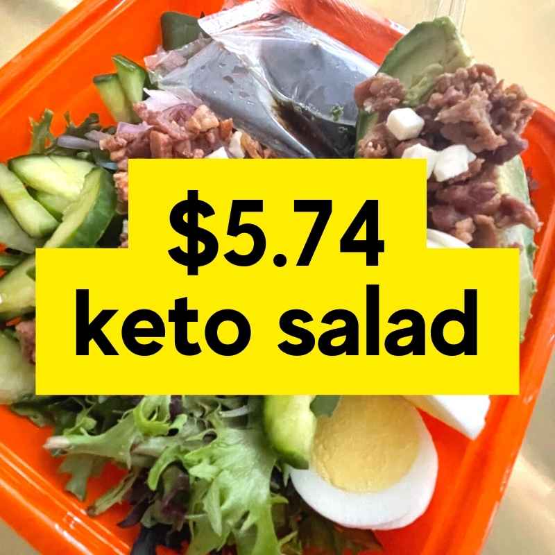 cheap keto salad $5.74