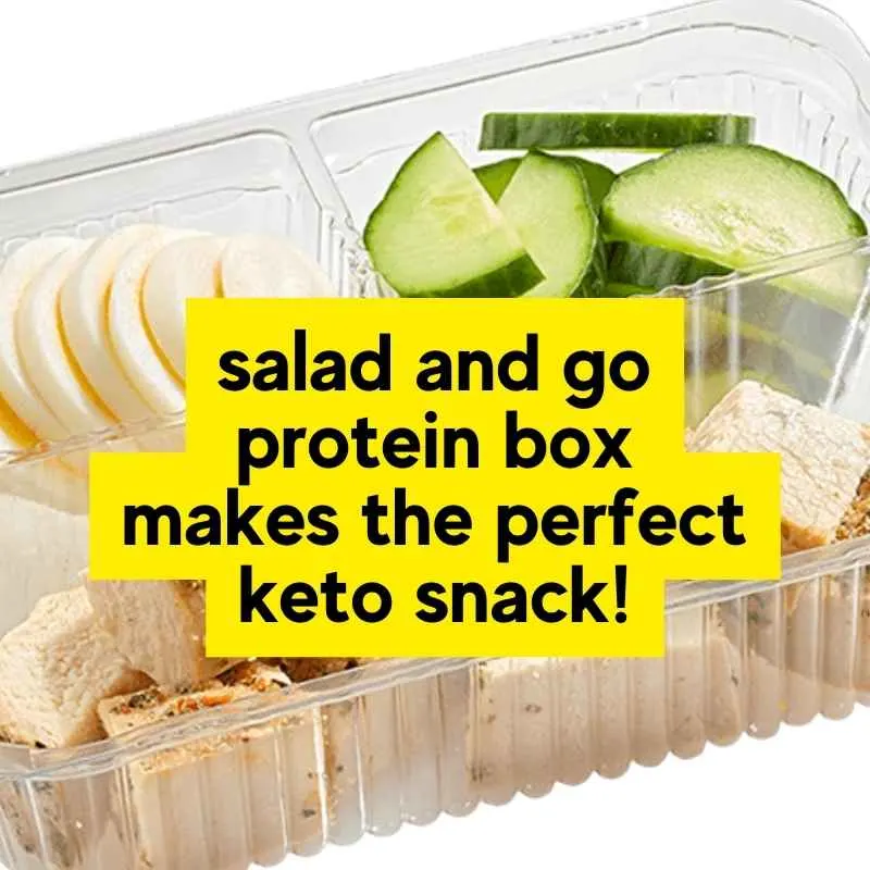Salad and Go - Cheap Healthy $6.24 Salads and More! 6 keto protein box salad and go