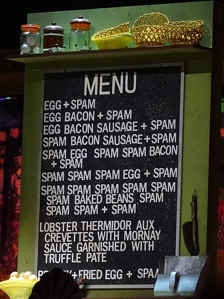 Spam Memes - 15+ Funny Images of Processed Canned Meat monty python spam meme