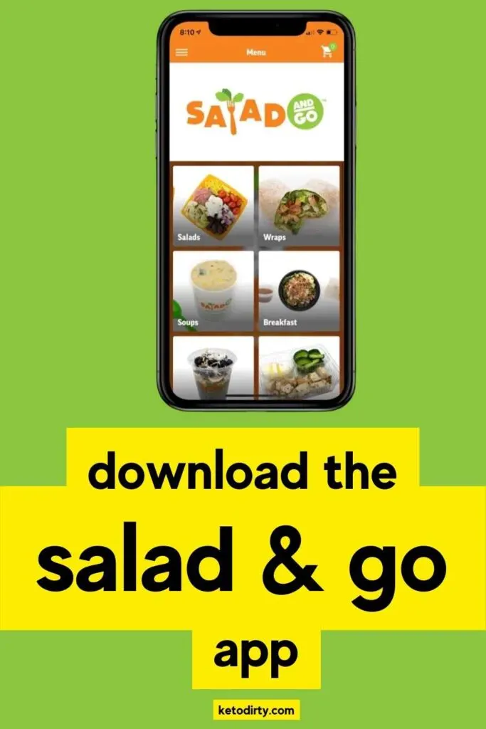 download the salad and go app