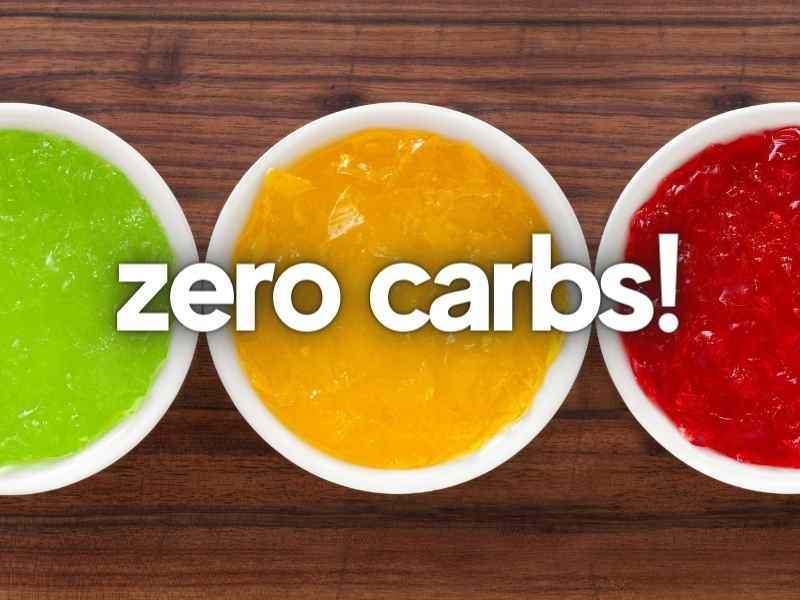 zero carbs in sugar free jello