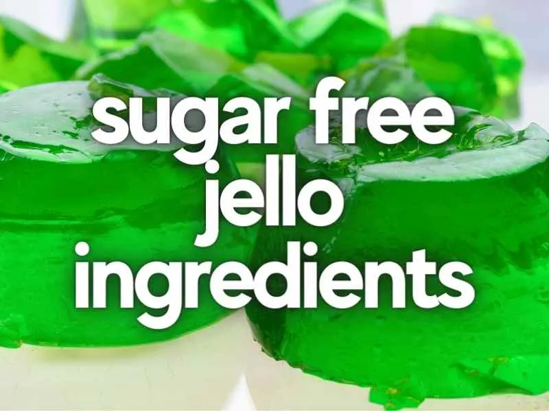 sugar free jello ingredients