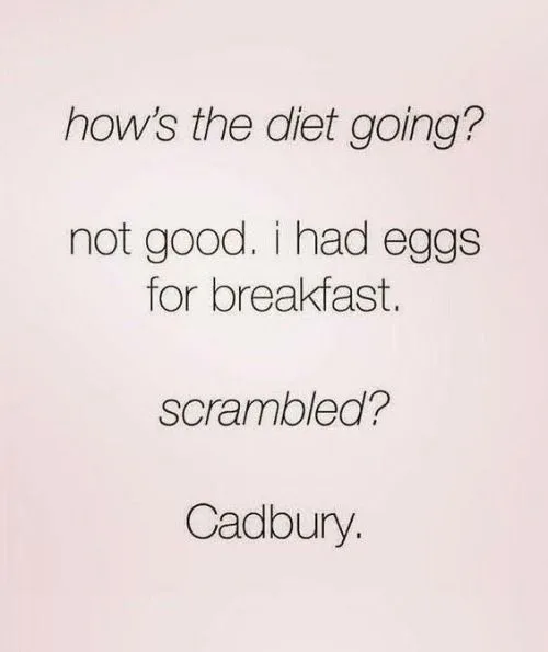 Egg Memes - 25+ Funny Laughs at Egg Prices That Will Crack You Up! 11 cadbury egg meme hows the diet going not good i had eggs for breakfast. scrambled? no cadbury