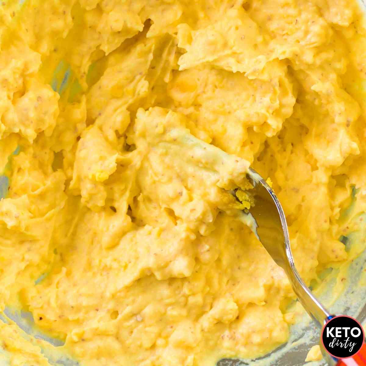 Million Dollar Deviled Eggs - Best Under 1 Net Carb Recipe deviled eggs million dollar mixture