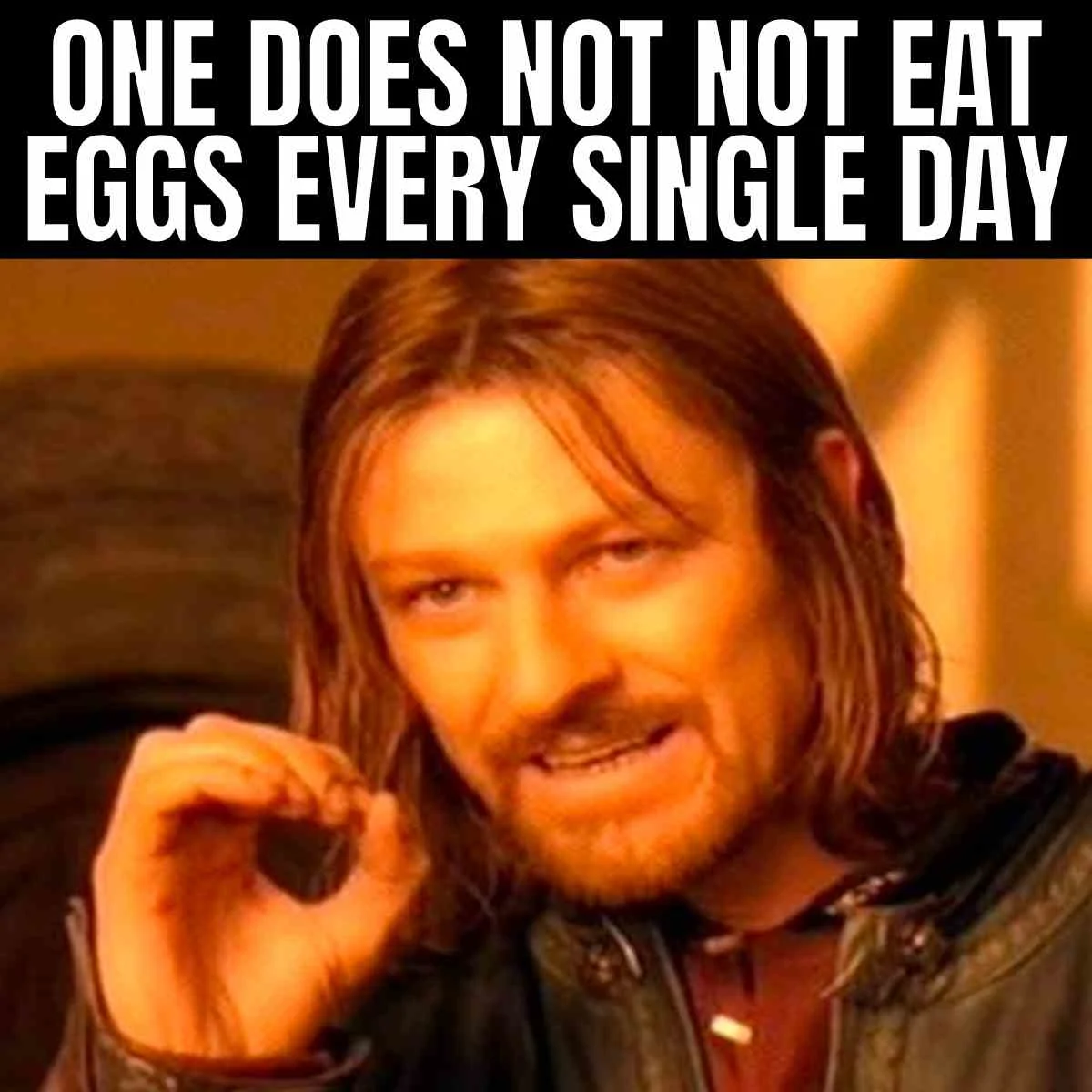 eating eggs meme