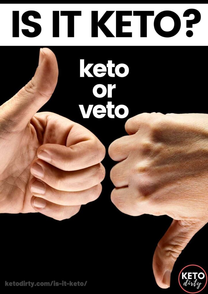 Is It Keto or Veto? is it keto