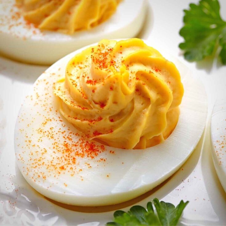 Million Dollar Deviled Eggs - Best Under 1 Net Carb Recipe keto million dollar deviled eggs recipe