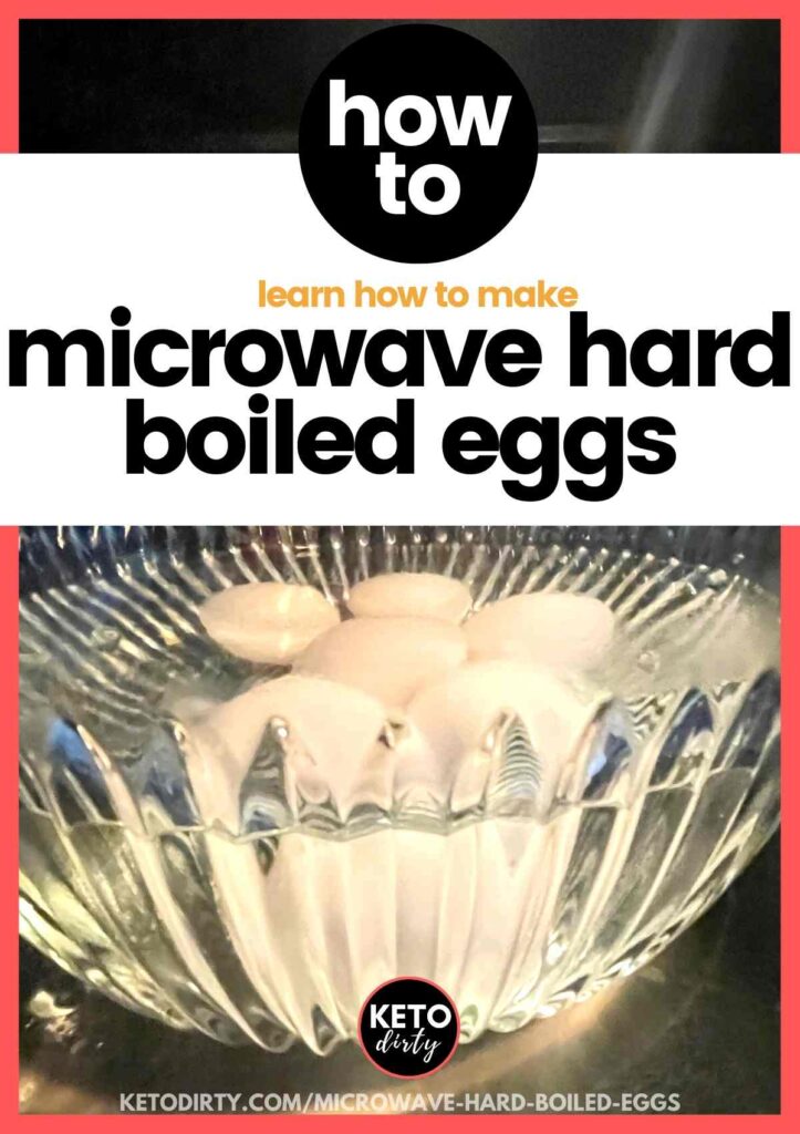 how to cool microwave hard boiled eggs